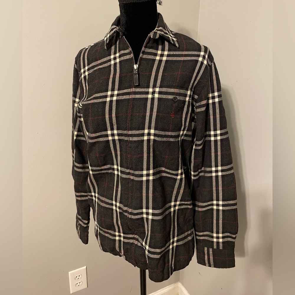 Ralph Lauren Plaid Wool Shacket Gorpcore Cabincore